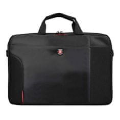 Port Designs HOUSTON Feltöltő táska 15,6"-os laptophoz és 10,1"-es táblagéphez, fekete