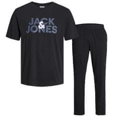 Jack&Jones Férfi pizsama JACULA Standard Fit 12254994 Black (Méret L)