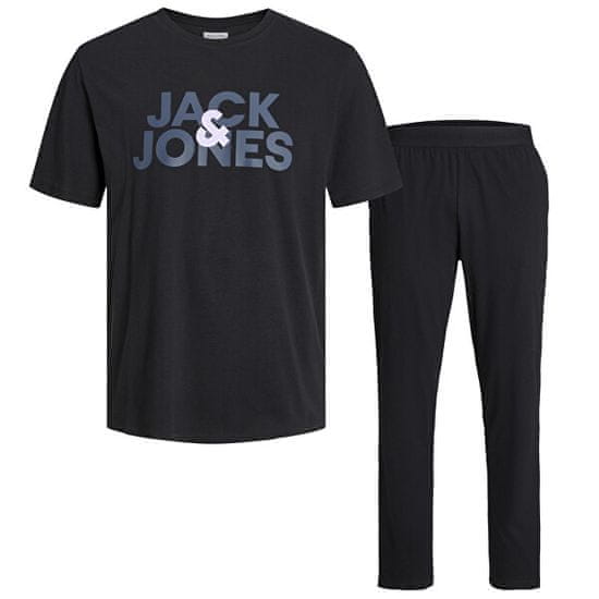 Jack&Jones Férfi pizsama JACULA Standard Fit 12254994 Black