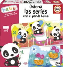 EDUCA Baba puzzle Panda Bimba és barátai 6x3 db