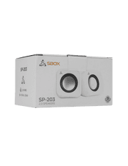 S-box  SP-203W Sztereo 2.0 hangrszóró, 2 x 2.2W fehér