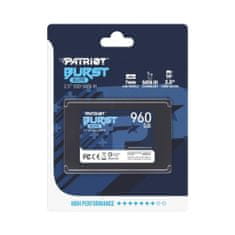 Patriot PBE960GS25SSDR Burst Elite 960GB 2,5 inch SSD meghajtó