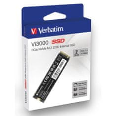 Verbatim 49376 Vi3000 2048GB PCIe NVMe M.2 2280 SSD meghajtó