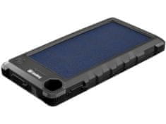 Sandberg Outdoor Solar Powerbank 10000 mAh, napelemes töltő, fekete
