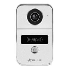 Tellur WiFi intelligens videó csengő, 1080P, kinyitási funkció, beltéri csengő, szürke