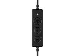 Sandberg PC fejhallgató USB Pro sztereó headset mikrofonnal, fekete