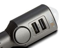 Technaxx AUTOriasztó mozgásérzékeléssel + távirányítóval és autós töltővel 2x USB, (TX-100)