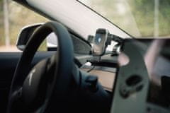 Verbatim FWC-03,PRO gyorstöltő Qi vezeték nélküli autós tartó automatikus telefonrögzítéssel, fekete