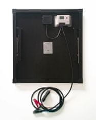 Technaxx Solar töltő, panel 50W + vezérlő, autó akkumulátorok töltésére, TX-214