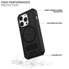 Rokform Cover Rugged, iPhone 15 Pro-hoz, fekete