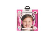 BuddyPhones School+ gyerek fejhallgató mikrofonnal, rózsaszín