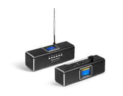 Technaxx MusicMan hordozható Bluetooth rádió és hangszóró, DAB/DAB+/FM, fekete (BT-X29)