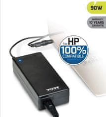 Port Designs PORT CONNECT HP 100% laptop hálózati adapter, 19V, 4,74A, 90W, 5x HP csatlakozó