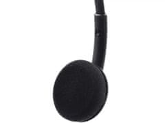 Sandberg PC fejhallgató MiniJack Office Saver headset mikrofonnal, fekete