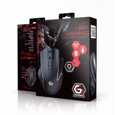 Gembird MUSG-RAGNAR-RX300 gaming egér fekete (MUSG-RAGNAR-RX300)