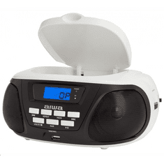 AIWA BBTU-300BW hordozható CD lejátszó fekete-fehér (BBTU-300BW)