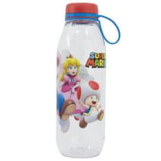 Stor Műanyag palack szilikon hurokkal Super Mario, 650ml, 21486