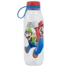 Stor Műanyag palack szilikon hurokkal Super Mario, 650ml, 21486