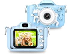Verk 18258 Gyermek digitális fényképezőgép unikornis kék