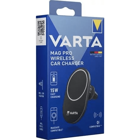 Varta Mag Pro Wireless Car Charger Okostelefon Földi mágneses mező Automatikus (v57902101111)