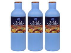 sarcia.eu Felce Azzurra tusfürdő - borostyán és argán 650 ml x3