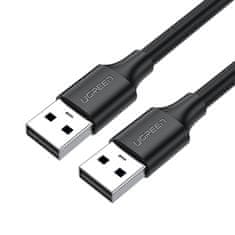 Ugreen USB 2.0 A-A UGREEN US102 kábel 0,25m (fekete)