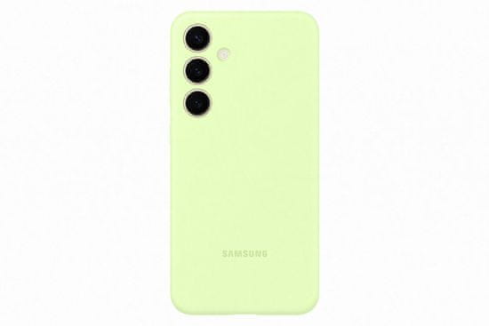 SAMSUNG Szilikon hátlapi védőtok Samsung Galaxy S24 Plus számára EF-PS926TGEGWW, világoszöld