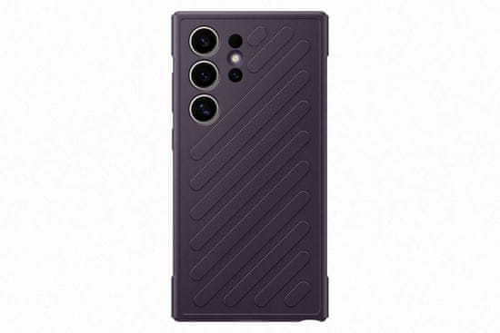 SAMSUNG Edzett hátsó borítás Samsung Galaxy S24 Ultra GP-FPS928SACVW, sötét lila