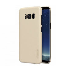 Nillkin Super Frosted Samsung G955 Galaxy S8+ hátlap képernyővédő fóliával aranyszínű (16976 , NL138537) (16976)
