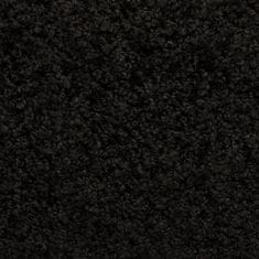 Vidaxl 10 db fekete lépcsőszőnyeg 65 x 21 x 4 cm 149817