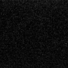 Vidaxl 10 db fekete lépcsőszőnyeg 65 x 21 x 4 cm 149801