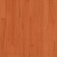 Greatstore viaszbarna tömör fenyőfa homokozó fedővel 111 x 111 x 19,5 cm