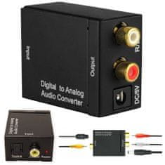 Malatec Digitális-analóg audio adapter - optikai átalakító