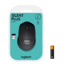 Logitech B330 Silent Plus 910-004913 Optikai Egér 1000DPI Fekete