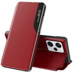 Techsuit View Case elegáns könyvtok Xiaomi Redmi Note 12 Pro/Poco X5 Pro 5G telefonhoz KP29952 piros