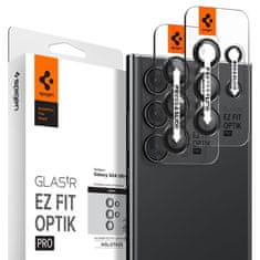 Spigen Glass tR EZ Fit Optik Pro 2 Pack, black - Samsung Galaxy S24 Ultra (AGL07425)