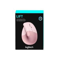 Logitech Lift 910-006478 Optikai Egér 4000DPI Rózsaszín
