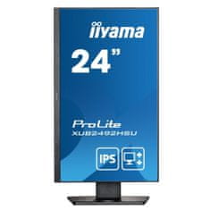 iiyama Prolite XUB2492HSU-B5 Monitor 23.8inch 1920x1080 IPS 75Hz 4ms Fekete