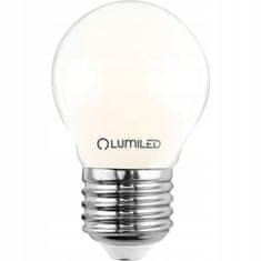 LUMILED 6x LED izzó E27 P45 7W = 60W 770lm 4000K Semleges fehér 360° Filament Tejes