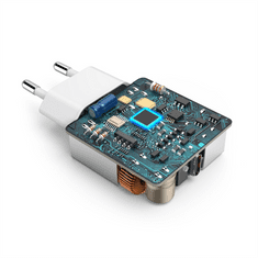 Hama szett USB-C PD 20 W USB-C gyorstöltő + USB-C Lightning kábel 1 m, fehér