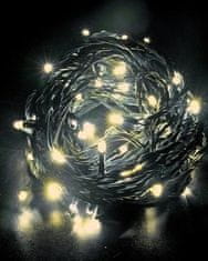 Solight 1V04-WW LED karácsonyi lánc, 300 LED, 30m, 5m vezeték, IP44, meleg fehér