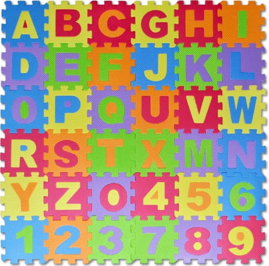 Hab puzzle betűk és számok (14,5x14,5)