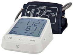 Nedis intelligens vérnyomásmérő/ kar/ Bluetooth/ LCD kijelző/ szabálytalan szívverés érzékelése/ mandzsetta kopás érzékelése/ in
