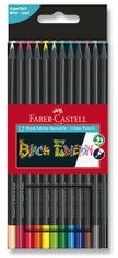 Faber-Castell zsírkréták fekete kiadás 12db
