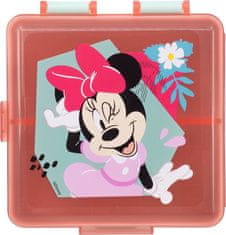 Stor négyzet alakú multi snack doboz Minnie Mouse