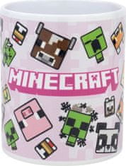 Stor kerámia bögre 325ml Minecraft rózsaszín