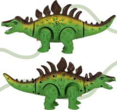 KIK Sétáló dinoszaurusz Stegosaurus fényekkel és hangokkal