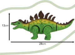 KIK Sétáló dinoszaurusz Stegosaurus fényekkel és hangokkal