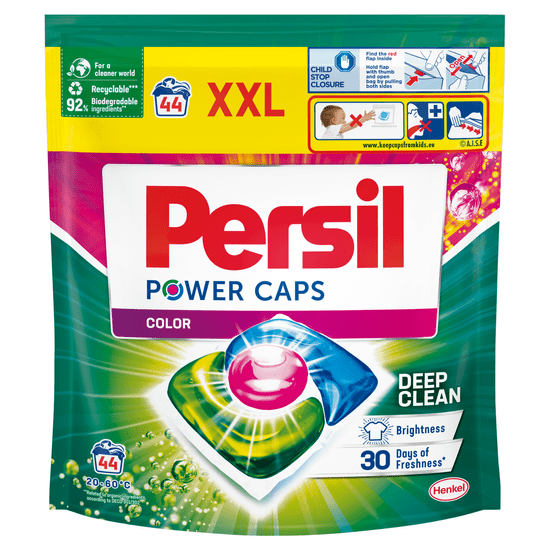 Persil Power Caps Color mosókapszula 44 mosás, 616 g
