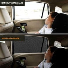 PrimePick 2x autóablak árnyékoló, védelem az autó ablakait a nap és a hőség ellen, egyszerű és gyors telepítés, univerzális méret, AutoShade